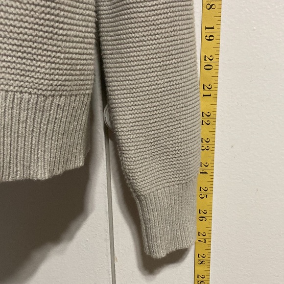 BDG Urban Outfitters Chunky Colorblock Sweater Light Grey Dark Gray Women SP - Picture 4 of 13